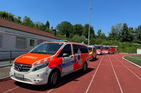 Feuerwehr Velbert: FW-Velbert: 12 Personen kollabieren bei Sportfest in Velbert-Langenberg (KORREKTUR)