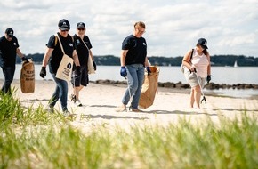 Tourismus-Service Fehmarn: 10 Jahre FLENS StrandGut-Aktion: Der Tourismus-Service Fehmarn beteiligt sich an der Schleswig-Holstein weiten M&uuml;llsammelaktion