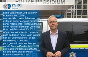 Polizei Dortmund: POL-DO: Polizei Dortmund bedankt sich bei ihren Bürgerinnen und Bürgern