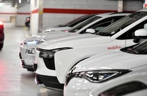 Mobility: Mobility stellt 150 Elektroautos auf neue SBB E-Parkplätze