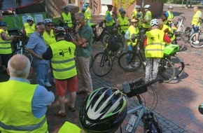 Polizeiinspektion Diepholz: POL-DH: "Rund l&auml;uft's - sicher im Kreisel": 30 Teilnehmende informierten sich &uuml;ber sicheres Radfahren