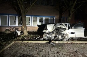 Polizeidirektion Ludwigshafen: POL-PDLU: Römerberg - Verkehrsunfall mit mehreren verletzten Insassen