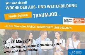 Gemeinnützige Gesellschaft für soziale Dienste - DAA - mbH: GGSD beteiligt sich an Bayerischer Ausbildungswoche