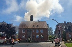 Polizeiinspektion Hameln-Pyrmont/Holzminden: POL-HM: Brand in einem Mehrfamilienhaus in Bad Münder