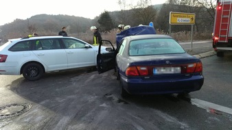 Polizeipräsidium Westpfalz: POL-PPWP: Unfall: Drei Verletzte