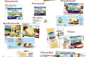 LIDL Schweiz: Lidl Schweiz konnte den Käseexport gegenüber dem Vorjahr massiv steigern