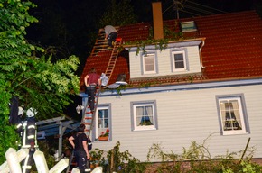 KFV-CW: Kleiner Tornado zog durch Calwer Stadtgarten. Unwetter über Neuweiler, Bad Teinach-Zavelstein und Calw.