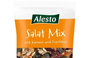 Lidl: Der Hersteller nutwork Handelsgesellschaft mbH informiert über einen Warenrückruf des Produktes "Alesto Salat Mix mit Kernen und Früchten, 175g".