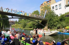 Leipzig Tourismus und Marketing GmbH: Wir machen ne Welle: 19. Leipziger Wasserfest vom 16. bis 18. August 2019
