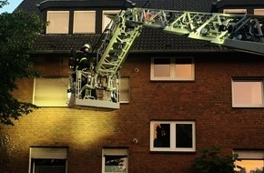 Feuerwehr Herdecke: FW-EN: Balkonbrand in der Straße Am Sonnenstein - 30- jähriger Bewohner durch Feuerwehr herausgeführt.