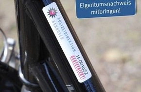 Polizeidirektion Hannover: POL-H: Polizeistation Schützenplatz lädt zur Fahrrad-Codierung und Bürgergesprächen am Maschsee ein