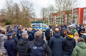 Kreispolizeibehörde Borken: POL-BOR: Kreis Borken - Polizei schweigt für ihren verstorbenen Kollegen