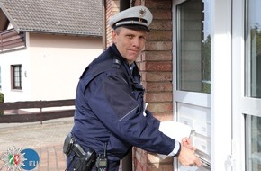 Kreispolizeibehörde Euskirchen: POL-EU: Präventionsstreife: Polizei Euskirchen informiert Anwohner über Einbruchsschutz