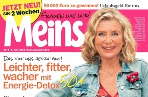 Bauer Media Group, Meins: Jutta Speidel (62) in Meins: "Ich liebe es, frei zu sein"