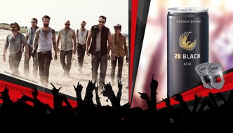 28 BLACK: Öffnen, gewinnen und ab zum Konzert: Mit 28 BLACK zu The BossHoss und a-ha / Jeden Monat Konzerttickets mit Energy Drink 28 BLACK gewinnen (FOTO)