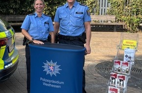 PD Rheingau-Taunus - Polizeipräsidium Westhessen: POL-RTK: Polizei informiert zum Einbruchschutz - Bürgerinnen und Bürger zeigen reges Interesse +++ Über Küchenfenster eingestiegen +++ In Einfamilienhaus eingebrochen