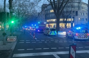 Feuerwehr Dortmund: FW-DO: Unbekannter Gasgeruch in einem B&uuml;rogeb&auml;ude am Wall / Hiltropwall mehr als 2 Stunden voll gesperrt.