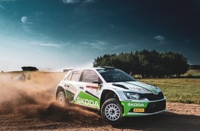 Skoda Auto Deutschland GmbH: Galavorstellung von Fabian Kreim/Frank Christian bei der Rallye Polen (FOTO)