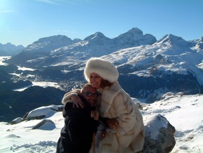 Engadin Panorama als Bühnenbild eines Weltstars