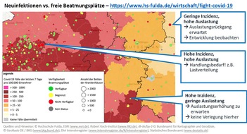 Hochschule Fulda: Geographische Datenanalysen: Die Pandemie als Chance zur Digitalisierung im Gesundheitswesen