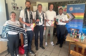 Polizeidirektion Oldenburg: POL-OLD: Gemeinsam gegen Diskriminierung und Antisemitismus im Sport: Präventionsprojekt im Rahmen der 4. Europäischen Polizeimeisterschaft im Frauenfußball