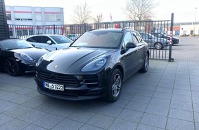 Kreispolizeibehörde Rhein-Kreis Neuss: POL-NE: Schwarzer Porsche Macan gestohlen - Polizei sucht Zeugen