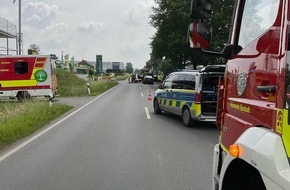 Feuerwehr Bocholt: FW Bocholt: Verkehrsunfall mit mehreren Verletzten