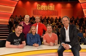 SAT.1: Wigald Boning: "Das ist mir noch nie passiert! Sogar die Kamerafrau zeigt mir den Scheibenwischer!" // Die zweite Show von "Genial daneben" am Freitag, 17. März, in SAT.1
