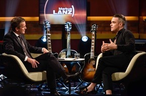 ZDF: Robbie Williams zu Gast bei "Markus Lanz" im ZDF (FOTO)