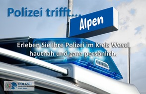 Kreispolizeibehörde Wesel: POL-WES: Alpen - Polizei trifft Alpen