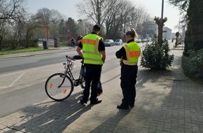 Polizeiinspektion Delmenhorst / Oldenburg - Land / Wesermarsch: POL-DEL: Landkreis Wesermarrsch: Fahrradkontrollen im Stadtgebiet Brake