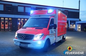 Feuerwehr Mönchengladbach: FW-MG: Rettungshubschrauber nach Arbeitsunfall im Einsatz
