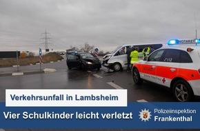 Polizeidirektion Ludwigshafen: POL-PDLU: Verkehrsunfall mit Schulbus