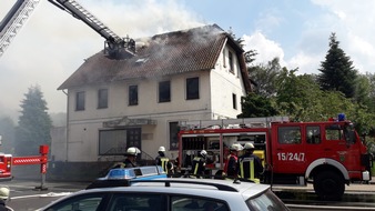 POL-CE: Unterlüß - Wohnhausbrand mit einem Todesopfer und einem Schwerverletzten