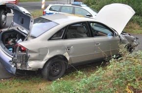 Polizeipräsidium Westpfalz: POL-PPWP: Wildunfall: Eine Person verletzt