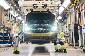 Skoda Auto Deutschland GmbH: Škoda Auto startet die Serienproduktion des neuen Kodiaq in Kvasiny