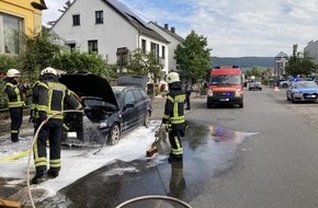 Polizeidirektion Wittlich: POL-PDWIL: Fahrzeugbrand- BMW nicht mehr fahrbereit