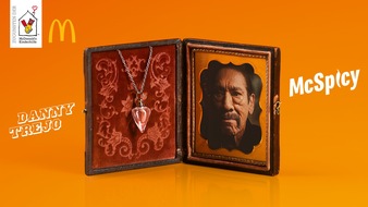 McDonald's Deutschland: Tränen lügen nicht! McDonald's bringt Hollywood-Legende Danny Trejo zum Weinen und seine Träne für den guten Zweck nach Deutschland