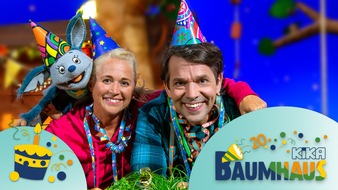KiKA - Der Kinderkanal ARD/ZDF: 20 Jahre "KiKA-Baumhaus" / Geburtstagswoche vom 18. bis 22. November 2024 mit Mitmach-Aktion, Best-Ofs und "KiKA-Baumhaus"-Tablet
