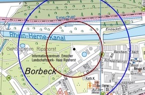 Feuerwehr Oberhausen: FW-OB: 5 Zentner-Bombe wird heute um 18 Uhr in Oberhausen Borbeck entschärft