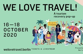 Messe Berlin GmbH: We Love Travel! findet für Reisebegeisterte rein digital statt
