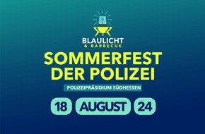 Polizeipräsidium Südhessen: POL-DA: Darmstadt / Südhessen: Sommerfest der Polizei unter dem Motto "Blaulicht und Barbecue"