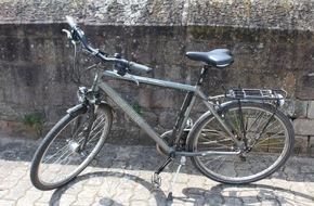 Polizeidirektion Kaiserslautern: POL-PDKL: Fahrrad sichergestellt