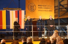 PIZ Ausrüstung, Informationstechnik und Nutzung: Ministerin Lambrecht weiht Marinearsenal-Warnowwerft ein / Zusätzliche Instandsetzungskapazitäten für die Marine