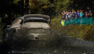 Ford Fiesta WRC auf sieben von 22 Wertungsprüfungen das schnellste Auto der WM-Rallye Großbritannien
