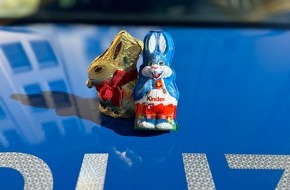 Polizeiinspektion Osnabrück: POL-OS: Osnabrück/Innenstadt: Osterhase in Osnabrück unterwegs: Schnitzeljagd der Polizei startet