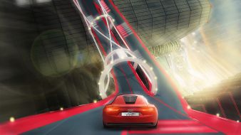 Audi AG: Virtuelle Testfahrt mit Audi Elektrostudie e-tron