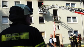 Feuerwehr Iserlohn: FW-MK: Wohnungsbrand