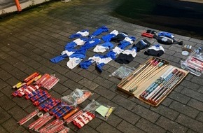 Bundespolizeiinspektion Flensburg: BPOL-FL: Kontrolle Reisebus; Pyrotechnik und Sturmhauben sichergestellt