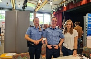 Polizeidirektion Neuwied/Rhein: POL-PDNR: Einstellungsberatungen der Polizeiinspektion Straßenhaus bei Berufswahlmessen